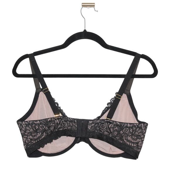 Wacoal Unlined Underwire Bra Black Size 38DDD - Picture 3 of 5